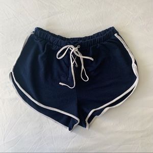 Me to We Navy Blue Sweat Shorts